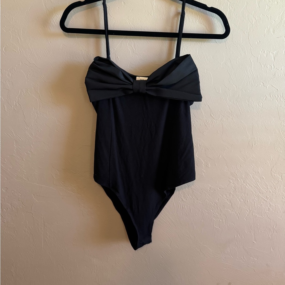 A New Day Black Bow Bodysuit